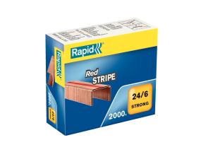 Nitomanasta 24/6 Rapid Red Stripe 2000kpl/pkt