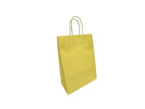 Lahjakassi kahvoilla 26x11x35cm, keltainen (Mainetti)