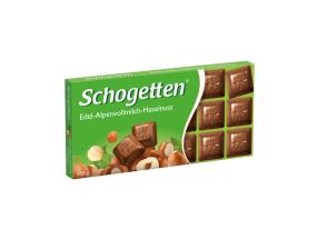 SCHOGETTEN Maitosuklaa hasselpähkinöillä 100g