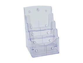 Mainosteline pöydälle A4, 4 taskua