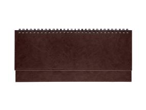 Pöytäkalenteri Classic LUX -kansi, keinonahka (PRUUN) 00307/46894