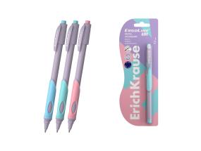 Kynä Erich Krause ErgoLine® Pastel 0,5mm sininen