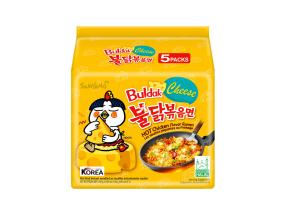 BULDAK Pikanuudelit ramen tulinen, kana-juusto 700g (5x140g)