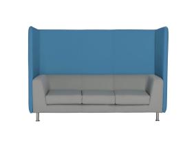 3-istuttava sohva akustisilla seinillä Notre Dame Lounge 103 (BN)
