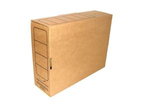 Arkistokansio A4 10cm koottava 330x250x103mm ruskea SMLT