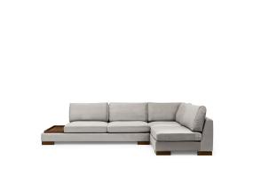 Sohva Tulip Corner Right ilman puffia - vaaleanharmaa