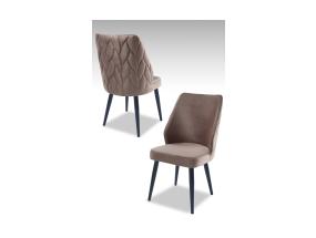 Huonekalutuolisarja Pufi - Cappuccino, Musta