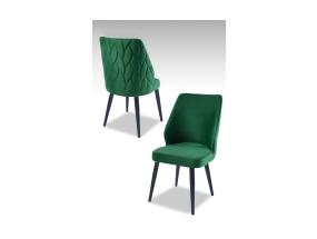 Tuoliryhmä Pufi - Vihreä, Musta