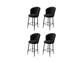 Kalustesarja baarijakkarat Fora - Musta