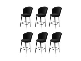 Kalustesarja baarijakkarat Fora - Musta