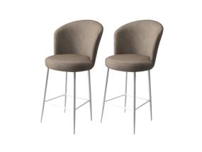 Kalustesarja baarijakkarat Fora - Cappuccino, Valkoinen