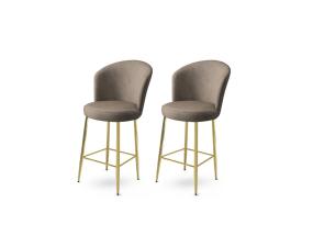 Baarijakkaroiden sarja Alte - Cappuccino, Gold