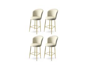 Baarijakkaroiden sarja Alte - Cream, Gold