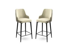 Kalustesarja baarijakkarat Enox - Cream, Black