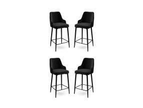 Kalustesarja baarijakkarat Enox - Musta