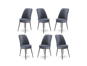 Huonekalutuolisarja Dexa - Fume, ruskea