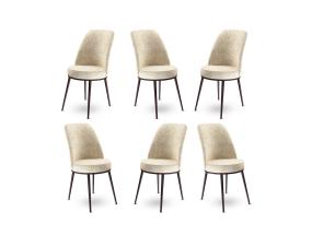 Huonekalutuolisarja Dexa - Cream, Brown