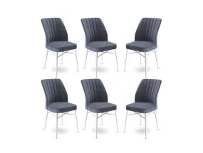 Huonekalusarja Flex tuolit - Fume, valkoinen