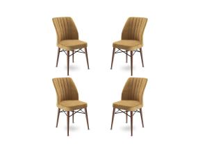 Huonekalusarja Flex tuolit - Cappuccino, ruskea