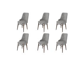 Tuoliryhmä Pare - Harmaa, Ruskea