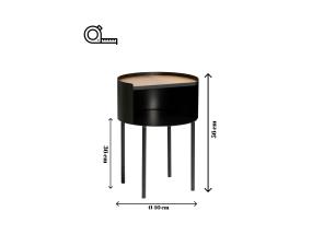 Sohvapöytä Espen - Musta