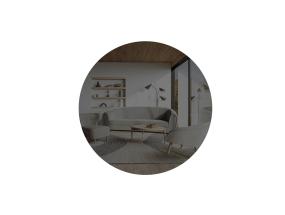 Peili Oneas - Tummanharmaa, hopea