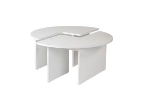 Sohvapöytä Moira - Luonnonvalkoinen