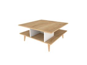 Sohvapöytä Akya - Tammi, Valkoinen