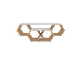 TV laud Bal - Valkoinen, Sonomo