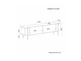TV laud Herman - Antrasiitti