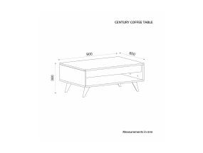 Century-sohvapöytä - Sapphire Oak