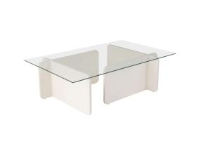 Sohvapöytä Flavio - Puinen valkoinen