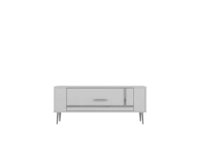 TV laud Retrop1 - Valkoinen, hopea