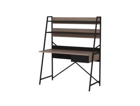 Työpöytä Arte - Pähkinäpuu, Musta