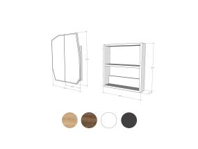 Kvartsikaappi - musta