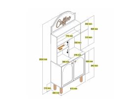 Sohvapöytä Bohem 859 - Cream