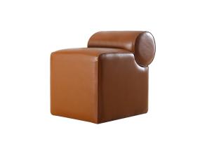 Rohin Deri Puf - Ruskea