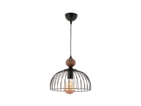 Valaisimet Dorris Wood - Musta, Luonnollinen