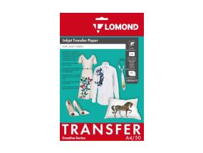 Lomond Thermotransfer Inkjet Paper A4, 50 arkkia, kevyille kankaille