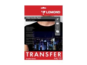 Lomond Thermotransfer Inkjet Paper A4, 10 arkkia, tummille kankaille