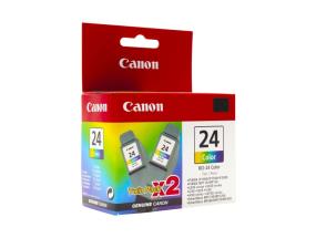 Canon BCI-24C 6882A009 Rašalinė kasetti, monipakkaus syaani, magenta, keltainen, 2kpl/pakkaus.
