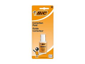 Bic Correction Fluid 20 ml, läpipainopakkaus 1 kpl. 9184701