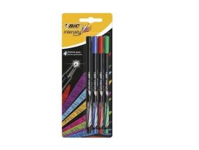 BIC Fineliners INTENSITY FINE CLAS MIX BCL, sarja 4 väriä 449336