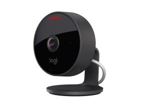 Logitech Circle View -kamera Langallinen turvakamera, FHD 1080p, 180°, Wi-Fi, musta