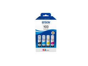 EPSON 103 EcoTank (C13T00S64A) tindikassett, must, syaani, magenta, kollane, Multipack 4 väri