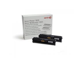 Xerox Phaser 3020 / WorkCentre 3025 (106R03048) kaksoispakkauksen värikasetti, musta