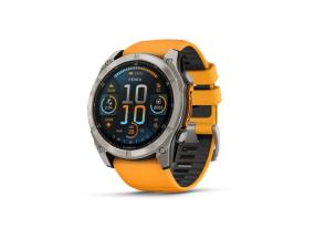 Garmin Fenix 8 älykello 51 mm AMOLED Sapphire,Titanium,Spark oranssi / grafiitti silikoni ranneke