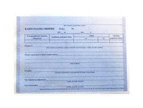 Kasos pajamų orderis, A5 (2x50) 0720-008
