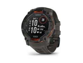 Garmin Instinct 3 -älykello 50 mm, aurinko, musta, hiilenvärinen ranneke