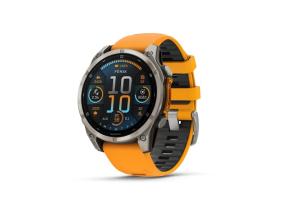 Garmin Fenix 8 älykello 47 mm AMOLED Sapphire,Titanium,Spark oranssi / grafiitti silikoni ranneke